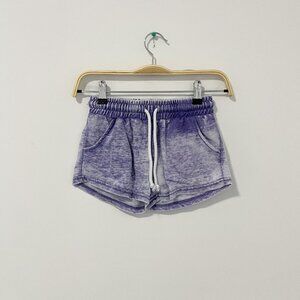 Ten4Two Girl's Purple Washed Print Lounge Shorts Size Youth Small